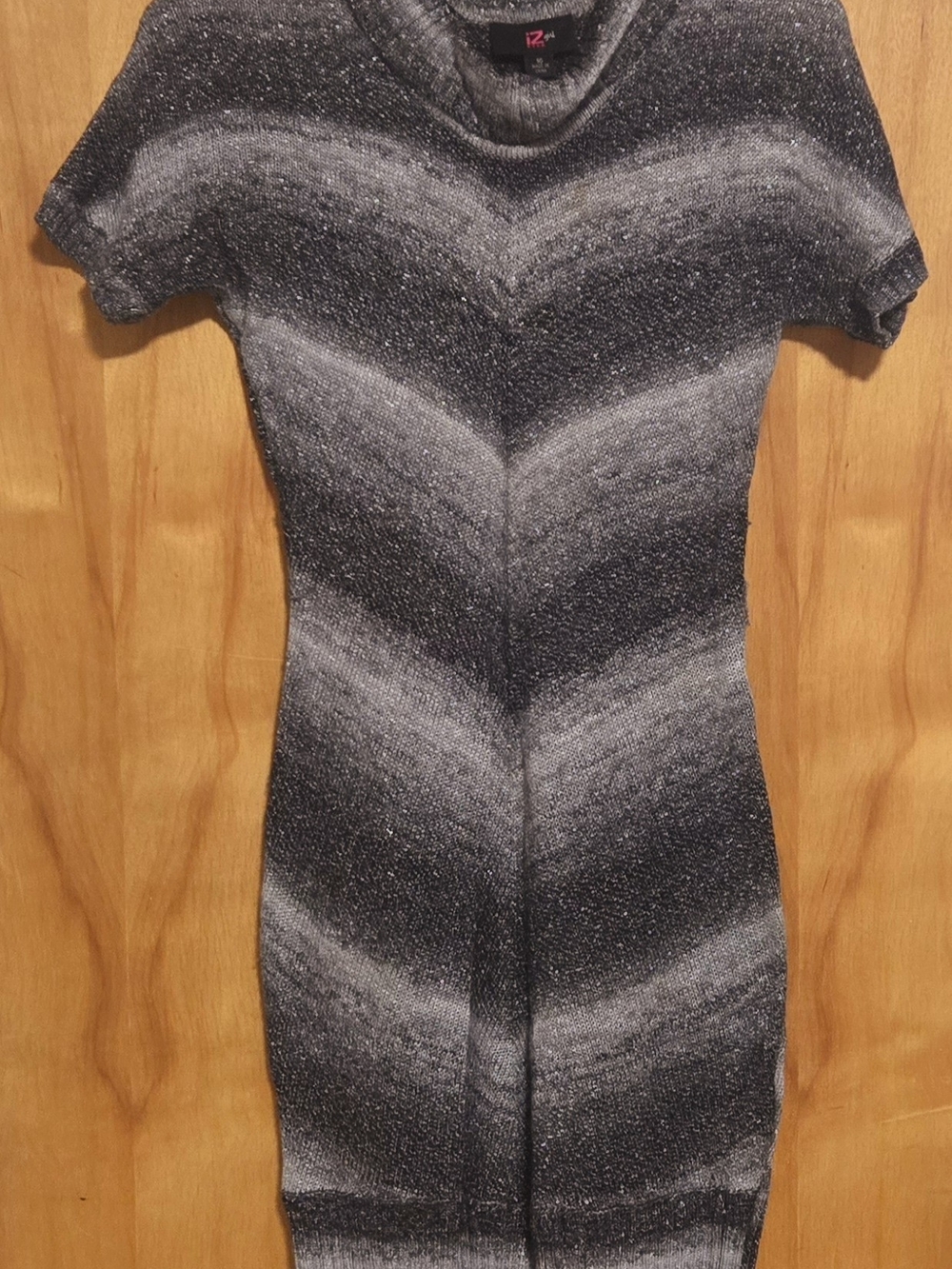 GRAY SPARKLY KNIGHT IZ BYER GIRL FASHION DRESS